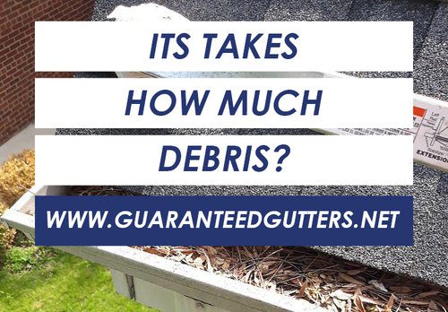 It takes HOW much debris?